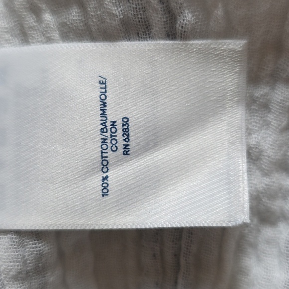 Lands End Gray & White Stripe Pull Over Cotton Dress.  Size Small - Picture 8 of 9